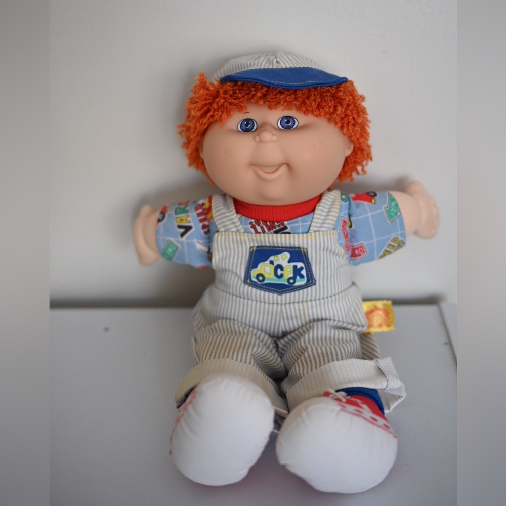 Vintage Cabbage Patch Kid 1990 First Edition Ruff’ N’ Tuff Red Head Hasbro CPK - Picture 2 of 16
